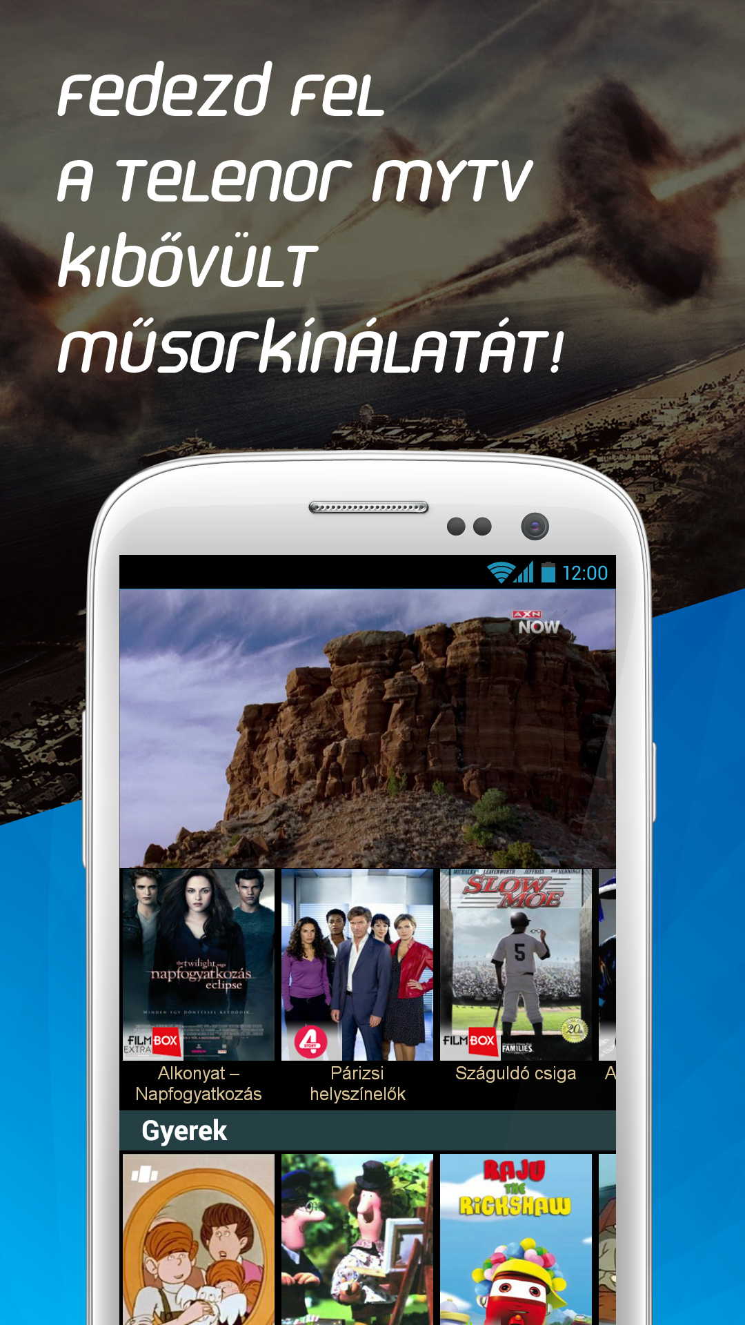 Android application Telenor MyTV screenshort