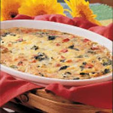 Spinach Cheese Strata