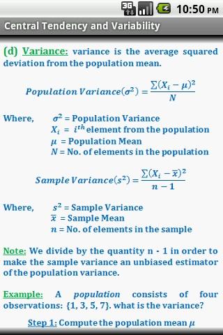 Statistics Quick Reference Pro