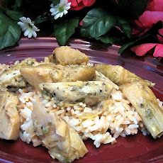 Greek-Style Chicken and Artichokes