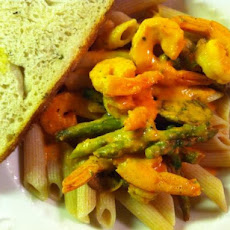 Shrimp & Red Pepper Penne