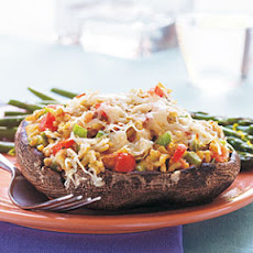 Grain and Vegetable-Stuffed Portobello Mushrooms