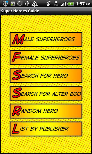 A Guide to Comic Super Heroes