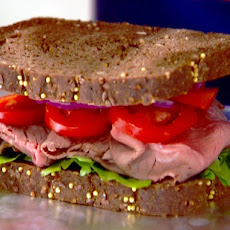 Roast Beef Sandwich with Watercress and Horseradish Mayonnaise