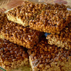 Chocolaty Rice Crispy Squares