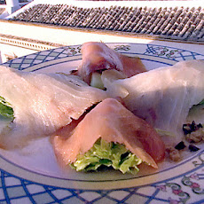 Smoked Salmon and Cod Salad with Mixed Olives