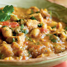 Sweet and Spicy Chicken and White Bean Stew