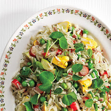 Basmati Rice with Summer Vegetable Salad