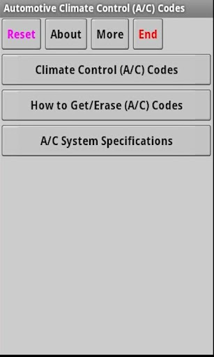 Climate Control A C Codes