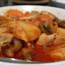 Chicken Stew with Tomatoes and White Beans