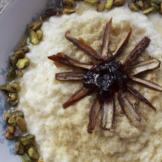 Persian Rice Pudding (Sheer Berenj)
