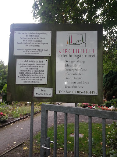 Eingang Friedhof Mengede