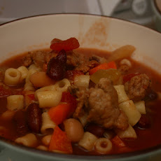 Chicken Pasta E Fagioli