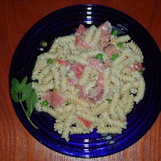 Pasta With Prosciutto in a Lemon Cream Sauce