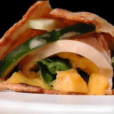 Smoked Turkey and Mango Wrap