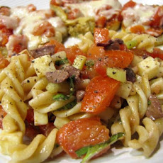 Mediterranean Fusilli Pasta Salad