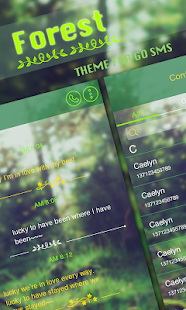 How to download GO SMS PRO FOREST THEME 1.0 apk for bluestacks