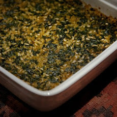 Peasant Leek and Spinach Casserole
