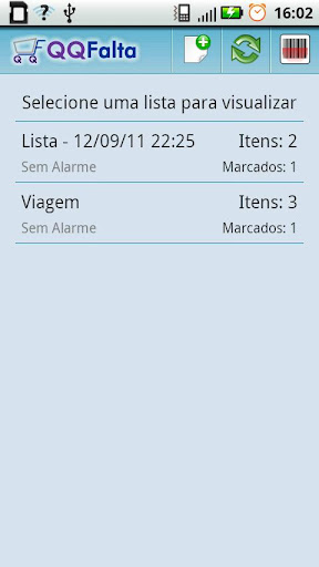 QQFalta - Lista de Compras