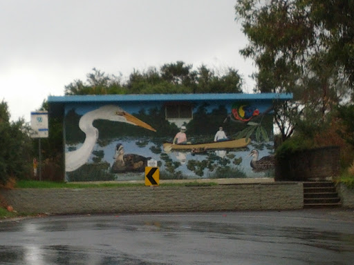 Ducks Mural SE Water Station Kananook