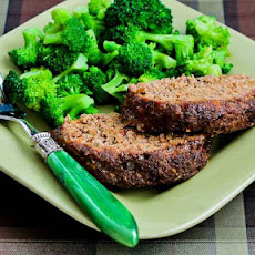Meatloaf with Tomatoes, Fennel, and Flax Seed Meal (Grain-Free, Phase One, Gluten-Free, Low-Carb)