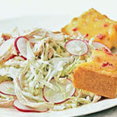 Chicken Slaw with Pimiento Cheese Cornbread