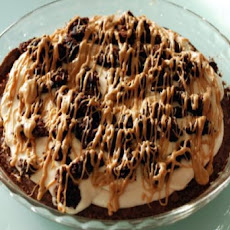 Peanut Butter Brownie Pie