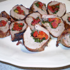 Pork Tenderloins Stuffed With Dry Tomatoes