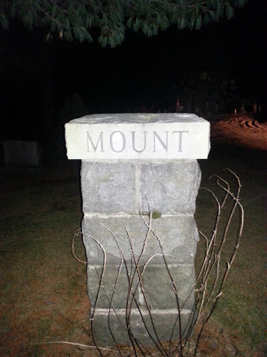 Main Mount Auburn Cemetery Gate Pillar