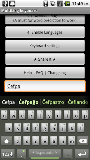 Esperanto Keyboard Plugin