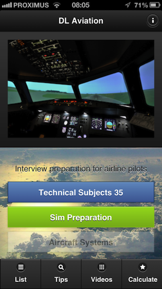 Android application Interview Prep 4 Pilots screenshort