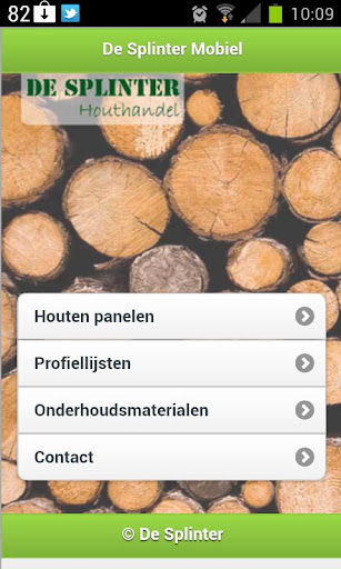 【免費生產應用App】De Splinter Houthandel-APP點子