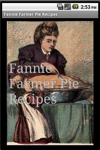 Fannie Farmer Pie Recipes