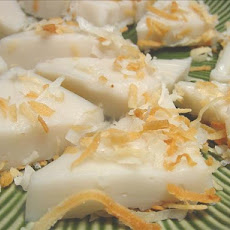 Coconut Pudding Triangles (Haupia)