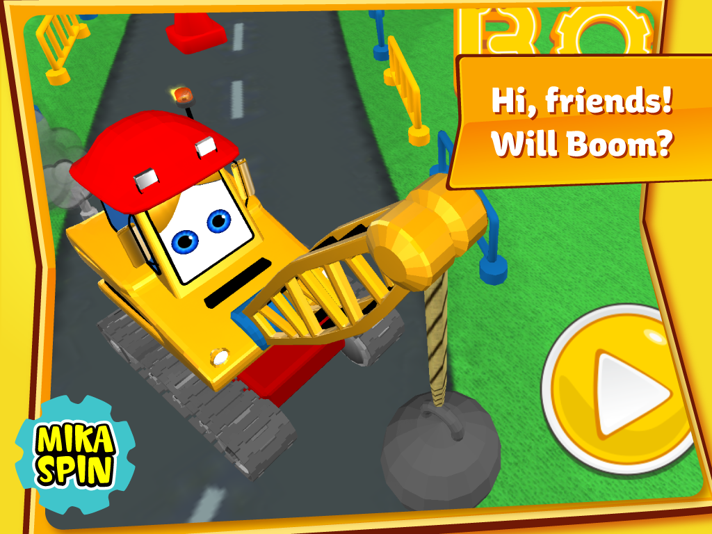 Android application Mika "Boom Boom" Spin for kids screenshort