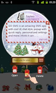 How to install GO SMS Pro Snowlove Popup them patch 1.0 apk for pc
