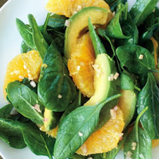 Asian Spinach Salad with Orange and Avocado