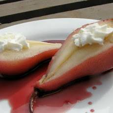 Spiced Poached Pears