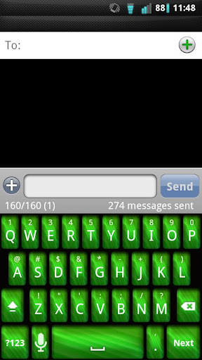 【免費個人化App】Pretty Green Keyboard Skin-APP點子