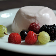 Wild Berry Basil Panna Cotta