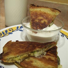 Pesto-Zucchini Quesadillas