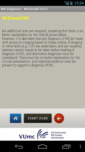 MS diagnosis