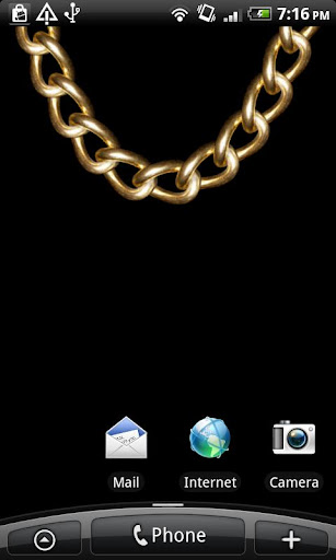 Gold Chain Live Wallpaper