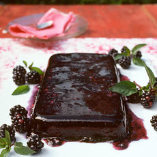 Blackberry-Red Wine Gelatin