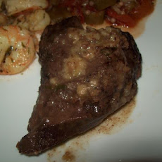 Seafood in My Heart (Stuffed Beef/Venison Heart)