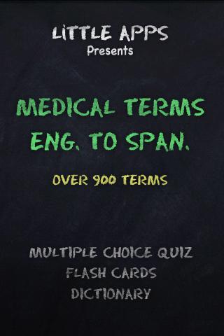 900+ MEDICAL TERMS-Eng Spanish