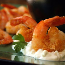 10-Minute Buffalo Shrimp With Blue Cheese Dip