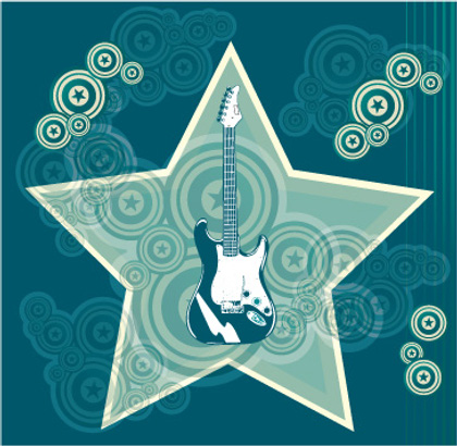 What about some more vector guitars and swirls? jt003pq What about some more vector guitars and swirls?