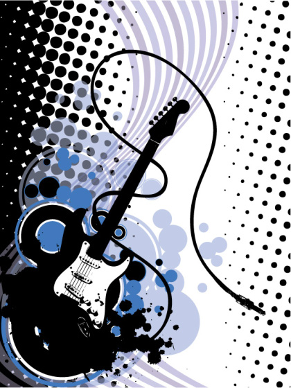 What about some more vector guitars and swirls? jt010pq What about some more vector guitars and swirls?