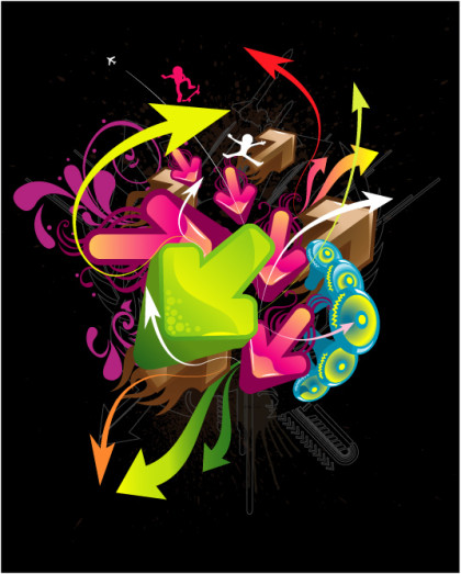 Arrows, curves and swirls... the vector way arrows02 Arrows, curves and swirls... the vector way